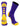 MadSportsStuff socks Purple/Gold / X-Large Basketball Socks with Basketball Logo Athletic Crew Socks - made in the USA