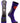 MadSportsStuff socks Purple/Graphite / X-Large Baller Basketball Socks with Basketball Logo Crew Length