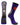 MadSportsStuff socks Purple/Graphite / X-Large Baller Basketball Socks with Basketball Logo Crew Length