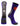MadSportsStuff socks Purple/Graphite / X-Large Baller Basketball Socks with Basketball Logo Crew Length