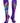 MadSportsStuff socks Purple/Multi Neon / Large Flame Socks Athletic Over the Calf Socks (multiple colors)