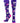 MadSportsStuff socks Purple/Neon Pink / Medium Neon Puppy Dogs Over The Calf Athletic Socks