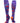 MadSportsStuff socks Purple/Orange/White / Large Outer Space Galaxy Socks Athletic Over the Calf Length