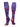 MadSportsStuff socks Purple/Orange/White / Large Outer Space Galaxy Socks Athletic Over the Calf Length