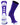 MadSportsStuff socks Purple/White / Large Basketball Socks with Basketball Logo Athletic Crew Socks - made in the USA