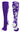 MadSportsStuff socks Purple/White / Large Crazy Socks with Paws Over the Calf (multiple colors)