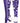 MadSportsStuff socks Purple/White / Large Crazy Socks with Stars Over the Calf Socks (multiple colors)