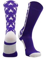 MadSportsStuff socks Purple/White / Small All Stars Socks Crew Socks Basketball Football