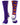 MadSportsStuff socks Purple/White / Small Crazy Love Basketball Hearts Crew Socks