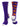 MadSportsStuff socks Purple/White / Small Crazy Love Basketball Hearts Crew Socks