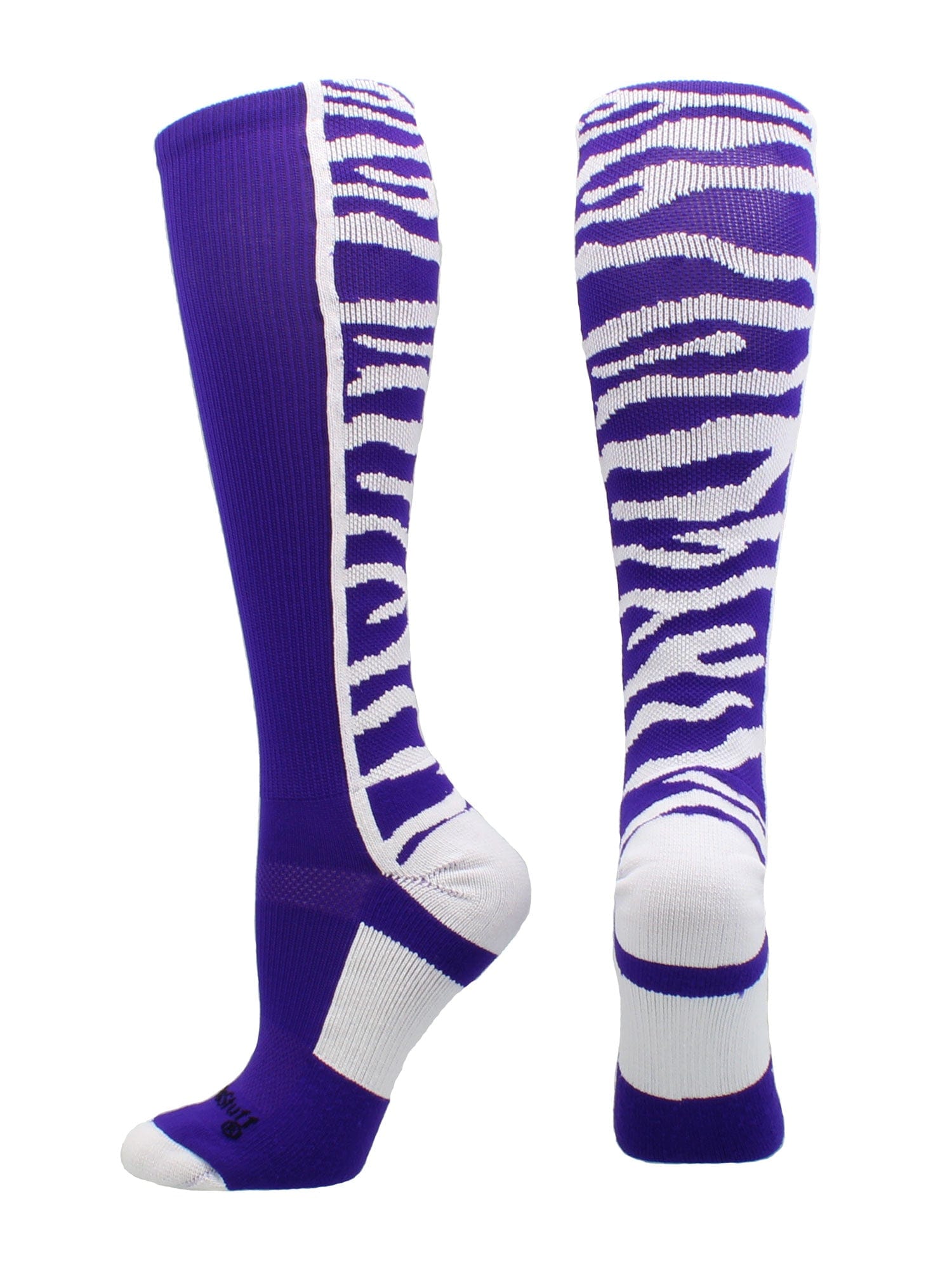 Tiger Socks Over the Calf Crazy Safari Stripes Pattern