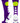 MadSportsStuff socks Purple/White / Small Softball Logo Athletic Crew Socks (multiple colors)