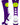MadSportsStuff socks Purple/White / Small Softball Logo Athletic Crew Socks (multiple colors)