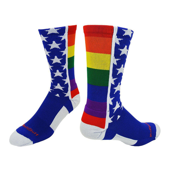 MadSportsStuff socks Rainbow Pride Crew Socks