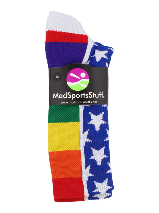MadSportsStuff socks Rainbow Pride Crew Socks