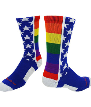 MadSportsStuff socks Rainbow Pride Crew Socks