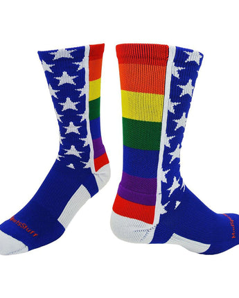 MadSportsStuff socks Rainbow Pride Crew Socks