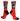 MadSportsStuff socks Red/Black Camo / Small Hockey Player Athletic Crew Socks (multiple colors)