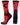 MadSportsStuff socks Red/Black/Graphite / Large Victory Basketball Socks with Player in crew length