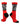 MadSportsStuff socks Red/Black / Large Football Socks with Player on Camo Background