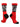 MadSportsStuff socks Red/Black / Large Football Socks with Player on Camo Background