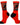 MadSportsStuff socks Red/Black / Large Hockey Player Athletic Crew Socks (multiple colors)