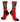 MadSportsStuff socks Red/Black / Small Sublimated Lacrosse Player Athletic Crew Socks