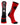 MadSportsStuff socks Red/Black / X-Large Baller Basketball Socks with Basketball Logo Crew Length