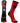MadSportsStuff socks Red/Black / X-Large Baller Basketball Socks with Basketball Logo Crew Length