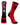 MadSportsStuff socks Red/Black / X-Large Baller Basketball Socks with Basketball Logo Crew Length