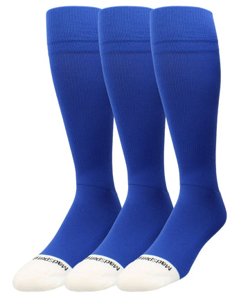 MadSportsStuff socks Royal 3 Pack / X-Large Pro Line Volleyball Socks Over the Calf Team Colors
