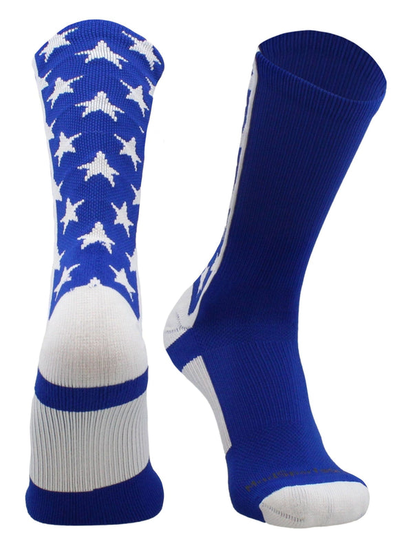 MadSportsStuff socks Royal/White / Small All Stars Socks Crew Socks Basketball Football