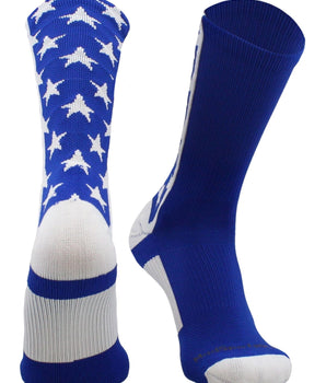 MadSportsStuff socks Royal/White / Small All Stars Socks Crew Socks Basketball Football