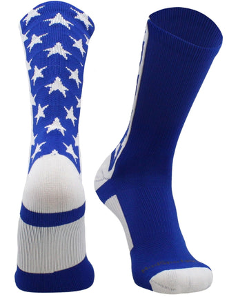 MadSportsStuff socks Royal/White / Small All Stars Socks Crew Socks Basketball Football
