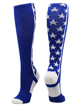 MadSportsStuff socks Royal/White / Small All Stars Socks Over the Calf Socks Softball Soccer