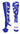 MadSportsStuff socks Royal/White / Small Crazy Socks with Lightning Bolts (multiple colors)