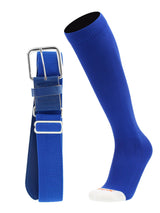 MadSportsStuff socks Royal / X-Large Pro Line Baseball Socks and Belt Combo Youth and Adult