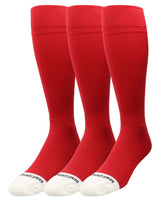 MadSportsStuff socks Scarlet 3 Pack / X-Large Pro Line Volleyball Socks Over the Calf Team Colors