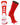 MadSportsStuff socks Scarlet/White / Large Basketball Socks with Basketball Logo Athletic Crew Socks - made in the USA