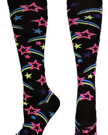 MadSportsStuff socks Shooting Star Over the Calf Athletic Socks (multiple colors)