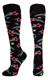 MadSportsStuff socks Shooting Star Over the Calf Athletic Socks (multiple colors)