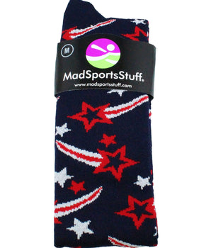 MadSportsStuff socks Shooting Star Over the Calf Athletic Socks (multiple colors)