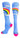 MadSportsStuff socks Sky Blue / X-Small Neon Rainbow Clouds Over the Calf Athletic Socks