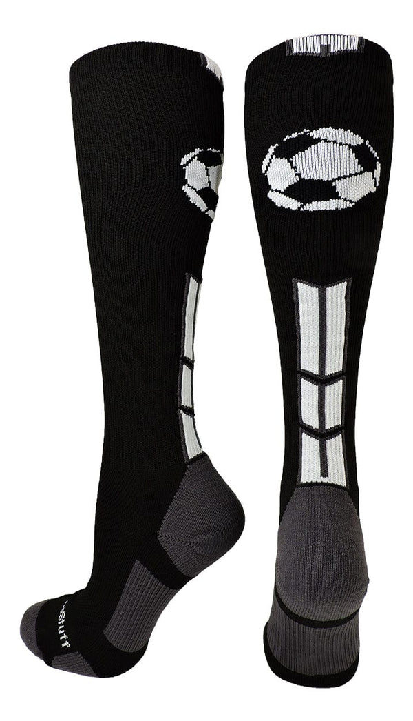 MadSportsStuff socks Soccer Socks with Soccer Ball Logo Over the Calf (multiple colors)