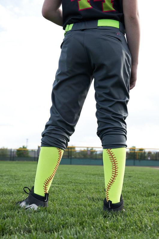 MadSportsStuff socks Softball Socks with Stitches Over the Calf (multiple colors)