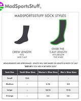 MadSportsStuff socks Striped Baseball Socks Over the Calf Dugout Pattern E