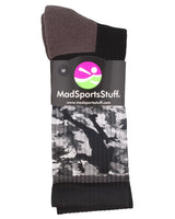 MadSportsStuff socks Sublimated Lacrosse Player Athletic Crew Socks