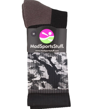 MadSportsStuff socks Sublimated Lacrosse Player Athletic Crew Socks