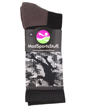 MadSportsStuff socks Sublimated Lacrosse Player Athletic Crew Socks