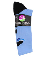 MadSportsStuff socks Swimmer Logo Athletic Crew Socks
